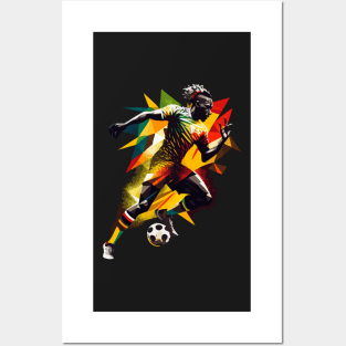 Senegal Soccer Magic Artwork Posters and Art